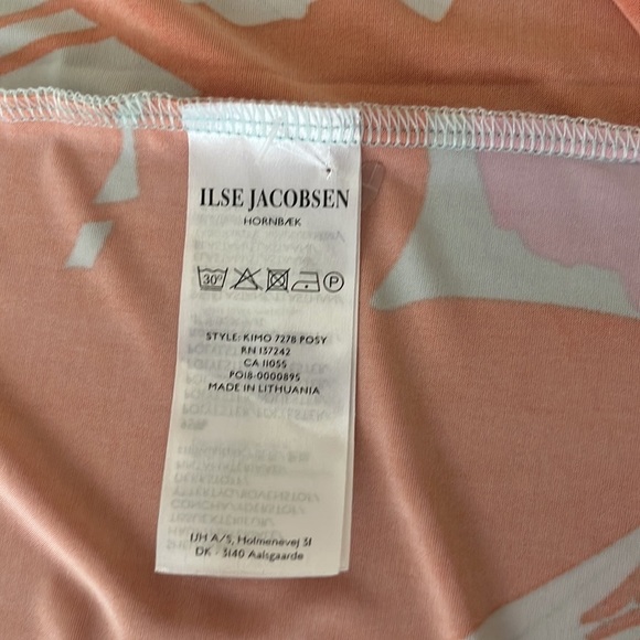 NWOT Ilse Jacobsen Green Lily Maxi Wrap Dress - Picture 12 of 13